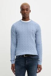 Tommy Hilfiger pamut pulóver könnyű, fehér, MW0MW33132 - kék L