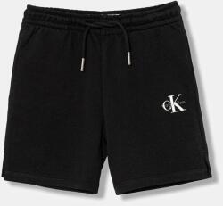 Calvin Klein Jeans gyerek pamut rövidnadrág - fekete 116