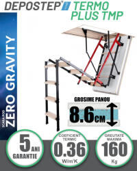DEPOSTEP Scara pod DEPOSTEP TERMO PLUS TMP pliabila metalica supertermoizolata premium (TMP 60X120)