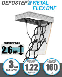 DEPOSTEP Scara pod DEPOSTEP METAL FLEX DMF metalica tip pantograf (DMF 50X70)