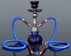 Padonio Hookah kisméretű kék színű shisha - 2 csöves (DM-5-5336)