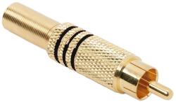 RCA dugó aranyozott fekete (05084FK)