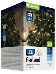 ColorWay Beltéri LED Szalag 10M - Melegfehér (CW-G-100L10U)