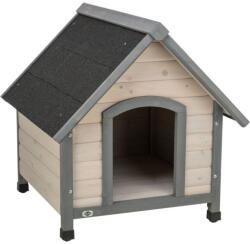 TRIXIE Natura | Sátortetős kutyaház - M-L (83×87×101 cm), szürke