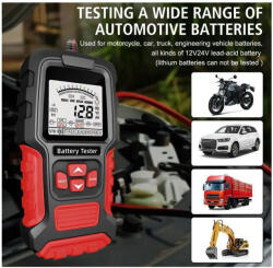  12V/24V LCD kejelzős akkumulátor teszter (12V-24V-akkumulator-teszter)