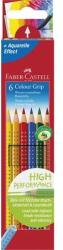 Faber-Castell Színes ceruza készlet 6db-os Faber-Castell Grip ergonomikus háromszögletű test (FC112406)