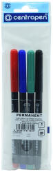Centropen Permanent marker CENTROPEN 2536 kerek végű, 1mm, 4db-os klt (A-625360401) - cartridge
