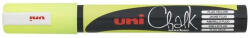 uni Krétamarker folyékony 1, 8-2, 5mm, Uni-Posca PWE-5M fluor sárga (2UPWE5MFLS) - cartridge