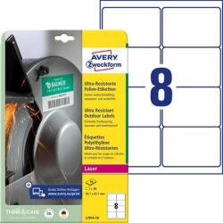 Avery-Zweckform Etikett, univerzális, 99, 1x67, 7 mm, extra erős, polietilén, AVERY ZWECKFORM, 80 etikett/csomag (L7914-10) - kellekanyagonline