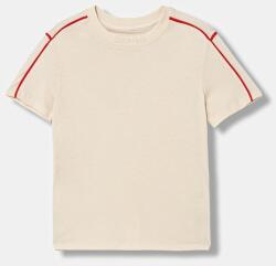 Calvin Klein gyerek pamut póló - bézs 128 - answear - 17 990 Ft