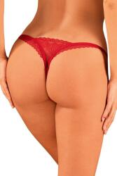 Obsessive Tanga Lacelove roșu, XL/XXL