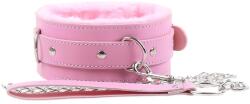  Bélelt BDSM nyakörv és póráz (rózsaszín) - shop