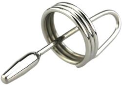 DeepRing - gyűrűs, fém dilátor - 9 cm (ezüst) - shop