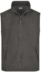 James & Nicholson (Daiber) Férfi fleece mellény JN045 - Sötétszürke | 4XL (1-JN045-100952)