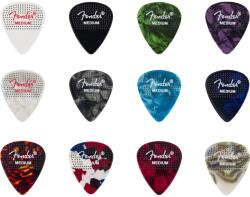 Fender 1980200300 - 351 Dotted Celluloid Picks, 12-Pack, Medium - FEN2415