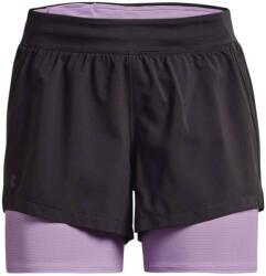 Under Armour Pantaloni scurți tenis dame Under Armour IsoChill Run 2in1 Short M - jet gray/octane (1361582-011)