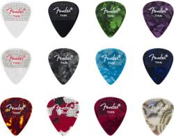 Fender 1980200100 - 351 Dotted Celluloid Picks, 12-Pack, Thin - FEN2414