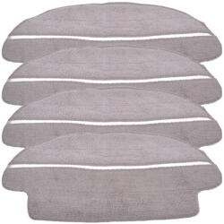  4 darab Mikroszálas Mop Felület a Xiaomi Viomi V3, V2 PRO, STYJ02YM Automatikus Porszívókhoz