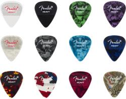 Fender 1980200500 - 351 Dotted Celluloid Picks, 12-Pack, Heavy - FEN2416