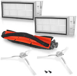  Fő Kefe + Oldalkefék + 2x Magas Hatékonyságú Részecske Szűrő Robotporszívóhoz - Xiaomi ROIDMI EVE PLUS / SDJ01RM