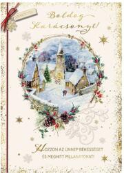  Üdvözlőlap Z árkód, Téli városka (47343)