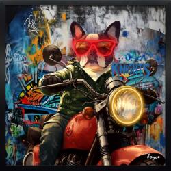 Art Galéria Szabadság mancsai - kézzel átfestett olajfestmény LED világítással