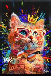 Art Galéria Mancshercegnő - kézzel átfestett olajfestmény LED világítással