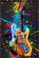 Art Galéria Pengető - kézzel átfestett olajfestmény LED világítással