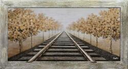 Art Galéria Messzeség titka - 3D-s, kézzel festett, keretezett olajfestmény