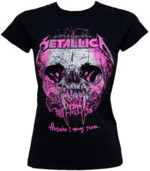 ROCK OFF дамска тениска Metallica - Където и да бродя - Черен - RTMTLGSBWHE
