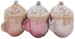  Rózsaszín habos bögrék karácsonyfadísz