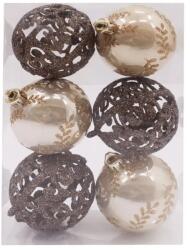  Barna-arany karácsonyi gömbök