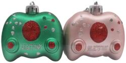  Zöld-rózsaszín joystick díszek