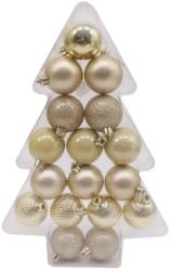  Vegyes arany karácsonyi gömbök