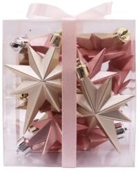  Rózsaszín-arany karácsonyi csillagok