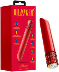 Blush Novelties Oh My Gem - akkus rúzs vibrátor (piros) (810138370629)