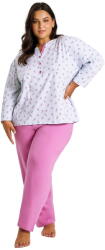 Taro Pijama dama TARO YOLANDA 3462 albastru deschis: 3XL (31845 3XL)