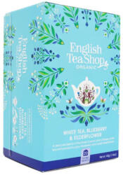 English Tea Shop Bio Fehér Tea Áfonyával és Bodzával 20 db (0010004807)