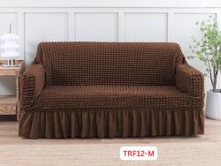 BULSAN Huse Elastice Creponate Cu Volan Pt Canapele 150-180cm Cod TRF12-M