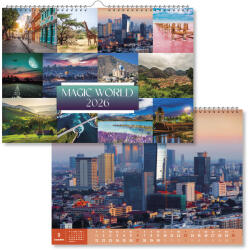 PD Falinaptár 42x30 cm Magic World 2026 (P41110212)