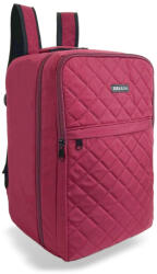  Zellia Hátizsák | Kézipoggyász Hz-104 Piros - Steppelt - Vízlepergetős - 40 X 25 X 20 Cm (25475319)