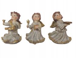 Top Gift Angyalka Figura Csillámporral 10CM Emlék Ajándék Dekoráció (152-390)