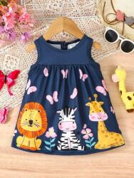 Shein KC63306 Shein Nyomott Mintás Lány Ruha (43) 98