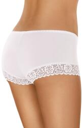 Gabidar 55 pamut bugyi csipkés szárakkal, fehér, M