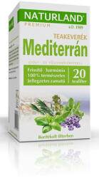 Naturland Mediterrán gyógy- és fűszernövény teakeverék 20x1, 5 g