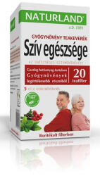 Naturland Szív egészsége gyógynövény teakeverék 20x1, 3 g