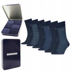 Tommy Hilfiger Férfi Ajándékdobozos Zokni Ajándék 6 Pólós Tengerészkék 43-46. méret (701235373 001)