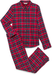 Tchibo - Flanel pizsama, piros