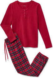 Tchibo - Női flanel pizsama - nő - méret M 40/42 - piros