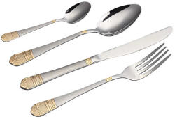 Timeless Gourmet Set tacamuri 84 piese-argintiu/auriu (HOP1001062-2) Tacam